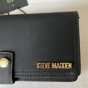 Steve Madden | Bags | Steve Madden Wallet And Card Case Black New